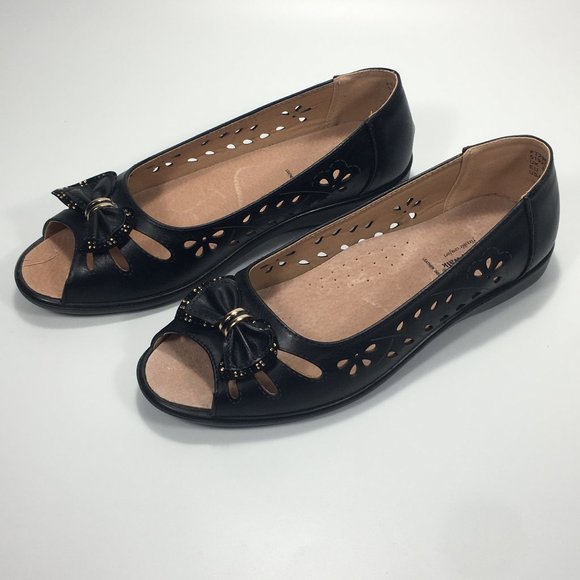cushion walk flexible comfort ladies shoes